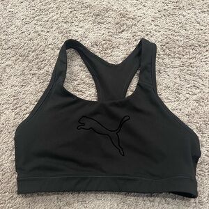 Puma Black Sports Bra Large
